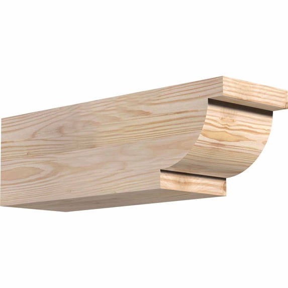 Ekena Millwork 5 1/2"W x 6"H x 18"L Alpine Smooth Rafter Tail, Douglas Fir