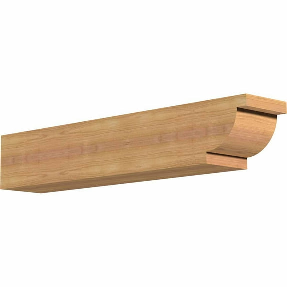 Ekena Millwork 5 1/2"W x 6"H x 32"L Alpine Smooth Rafter Tail, Western Red Cedar