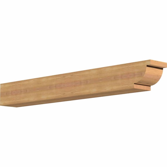 Ekena Millwork 5 1/2"W x 6"H x 48"L Alpine Smooth Rafter Tail, Western Red Cedar