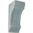 thumbnail image 1 of Ekena Millwork 5 1/2"W x 7"D x 14"H Diane Recessed Wood Vintage Decor Corbel, Driftwood Blue, 1 of 6