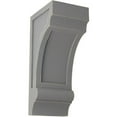 thumbnail image 1 of Ekena Millwork 5 1/2"W x 7"D x 14"H Diane Recessed Wood Vintage Decor Corbel, Pebble Grey, 1 of 6