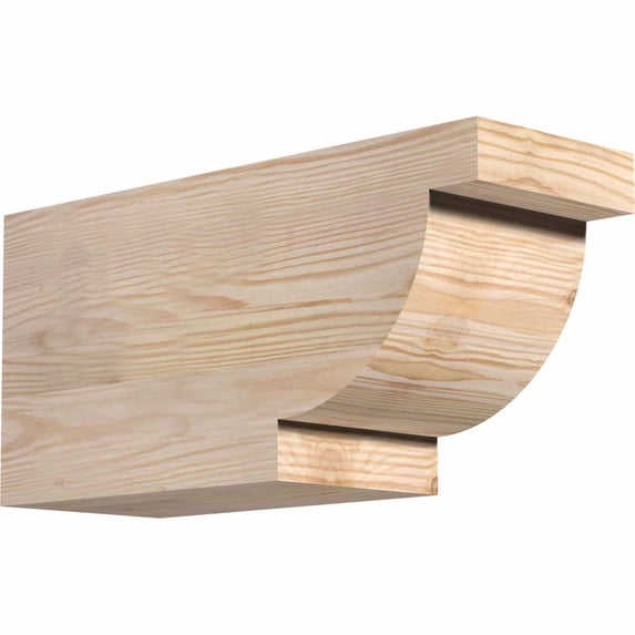 Ekena Millwork 5 1/2"W x 8"H x 16"L Alpine Smooth Rafter Tail, Douglas Fir