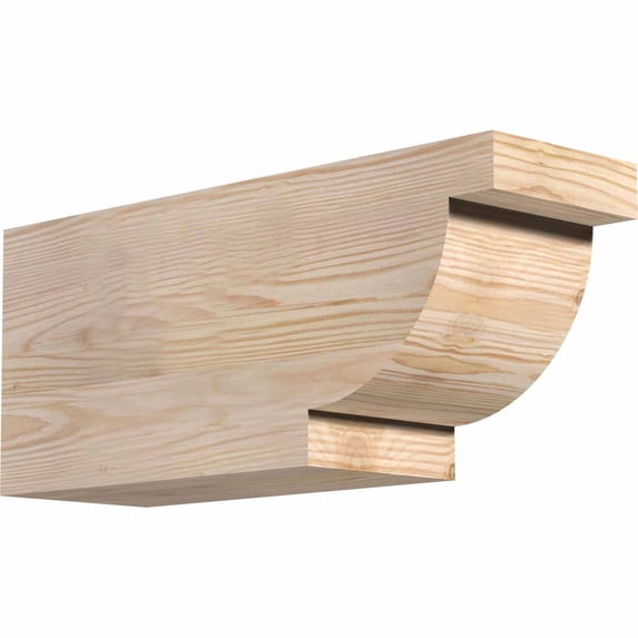 Ekena Millwork 5 1/2"W x 8"H x 18"L Alpine Smooth Rafter Tail, Douglas Fir
