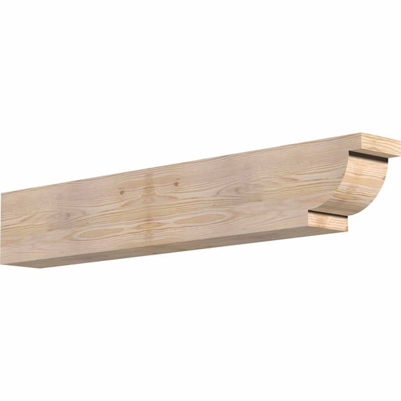 Ekena Millwork 5 1/2"W x 8"H x 48"L Alpine Smooth Rafter Tail, Douglas Fir
