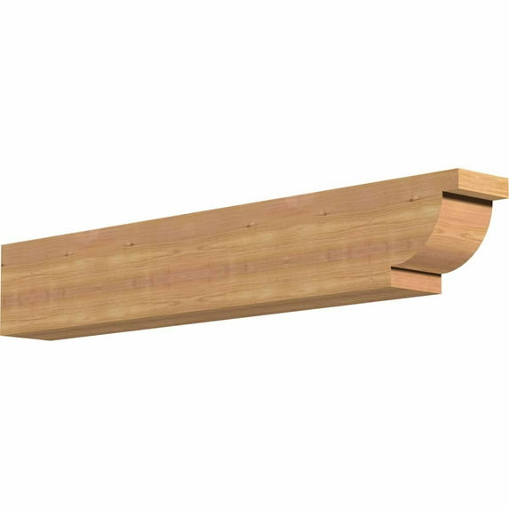 Ekena Millwork 5 1/2"W x 8"H x 48"L Alpine Smooth Rafter Tail, Western Red Cedar