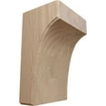 thumbnail image 1 of Ekena Millwork 5 1/4"W x 4"D x 8"H Clarksville Bracket, Mahogany (2-Pack), 1 of 4