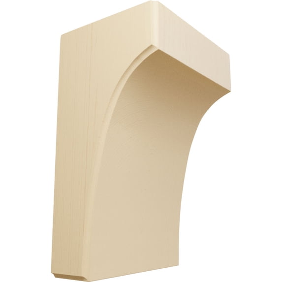 Ekena Millwork 5 1/4"W x 4"D x 8"H Clarksville Bracket, Maple (2-Pack)