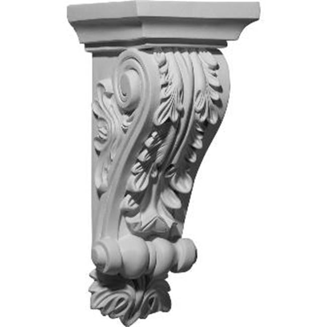 White Polyurethane Decorative Damon Corbel