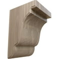thumbnail image 1 of Ekena Millwork 5 1/4"W x 5"D x 7 1/2"H Bedford Bracket, Walnut (4-Pack), 1 of 4