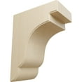 thumbnail image 1 of Ekena Millwork 5 1/4"W x 8 1/2"D x 11"H Bedford Bracket, Rubberwood (4-Pack), 1 of 4