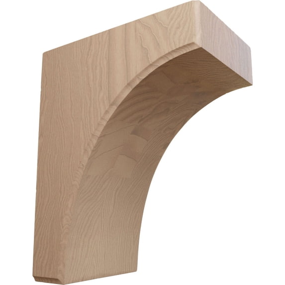 Ekena Millwork 5 1/4"W x 8"D x 10"H Clarksville Bracket, Mahogany