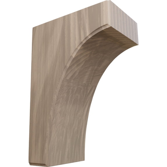 Ekena Millwork 5 1/4"W x 8"D x 12"H Clarksville Bracket, Walnut (2-Pack)