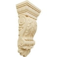 thumbnail image 1 of Ekena Millwork 5 1/8"W x 2 3/4"D x 9 3/4"H Thin Flowing Acanthus Corbel, Maple, 1 of 4
