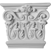 Ekena Millwork 5 3/4"W x 5 1/8"H x 1 3/4"P Corinthian Capital (Fits Pilasters up to 4"W x 1"D) (2-Pack)