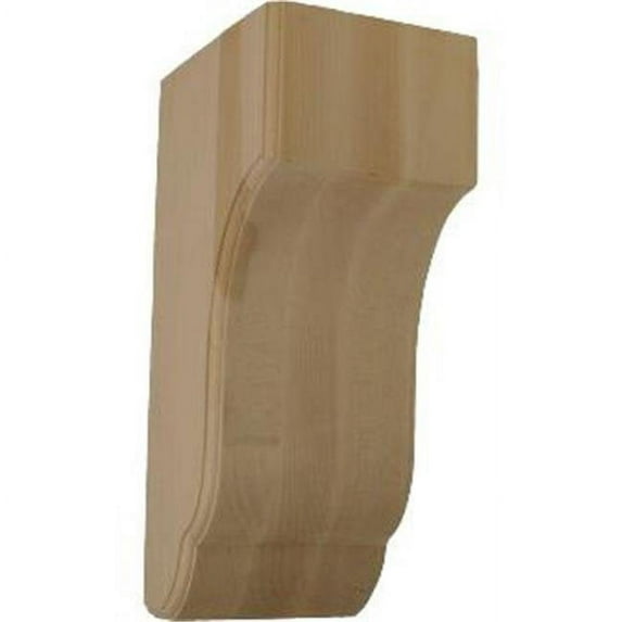 Ekena Millwork 5 3/4"W x 7"D x 14"H Capistrano Mission Corbel, Cherry