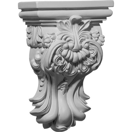 Ekena Millwork 5 3/8"W x 2 1/2"D x 7 3/4"H Hillsborough Corbel