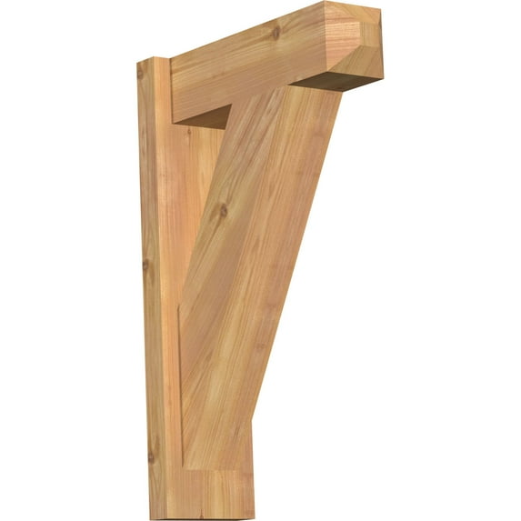 Ekena Millwork 5.50"W x 16"D x 24"H Traditional Smooth Craftsman Outlooker, Western Red Cedar