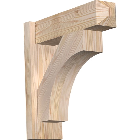 Ekena Millwork 5.50"W x 18"D x 18"H Westlake Smooth Craftsman Outlooker, Douglas Fir