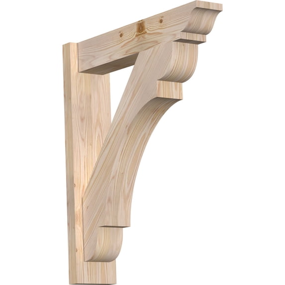 Ekena Millwork 5.50"W x 24"D x 28"H Olympic Smooth Traditional Outlooker, Douglas Fir