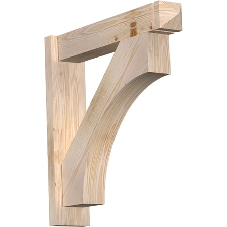 Ekena Millwork 5.50"W x 26"D x 26"H Westlake Smooth Arts and Crafts Outlooker, Douglas Fir