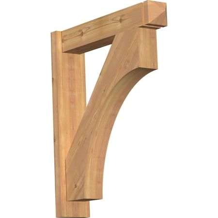 Ekena Millwork 5.50"W x 26"D x 30"H Westlake Smooth Arts and Crafts Outlooker, Western Red Cedar