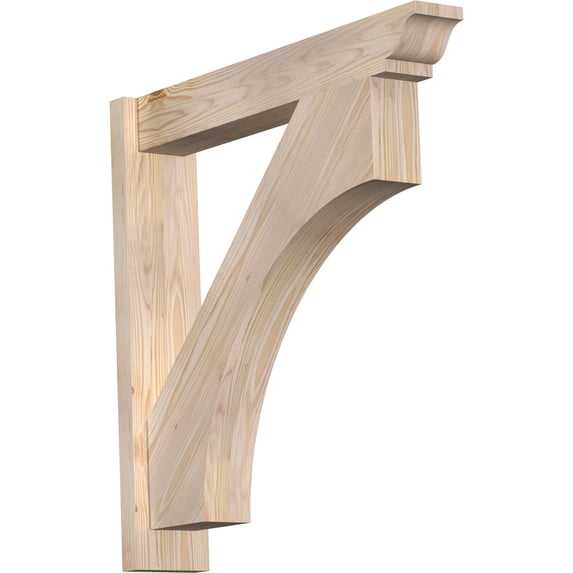 Ekena Millwork 5.50"W x 30"D x 30"H Westlake Smooth Traditional Outlooker, Douglas Fir