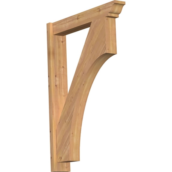 Ekena Millwork 5.50"W x 30"D x 42"H Westlake Smooth Traditional Outlooker, Western Red Cedar