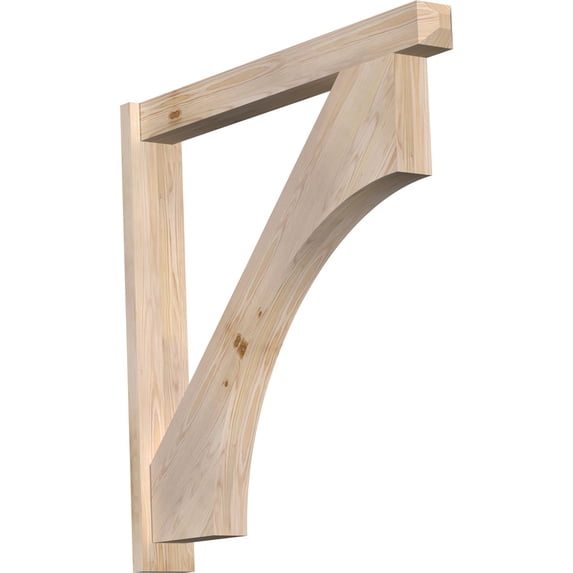 Ekena Millwork 5.50"W x 42"D x 42"H Westlake Smooth Craftsman Outlooker, Douglas Fir