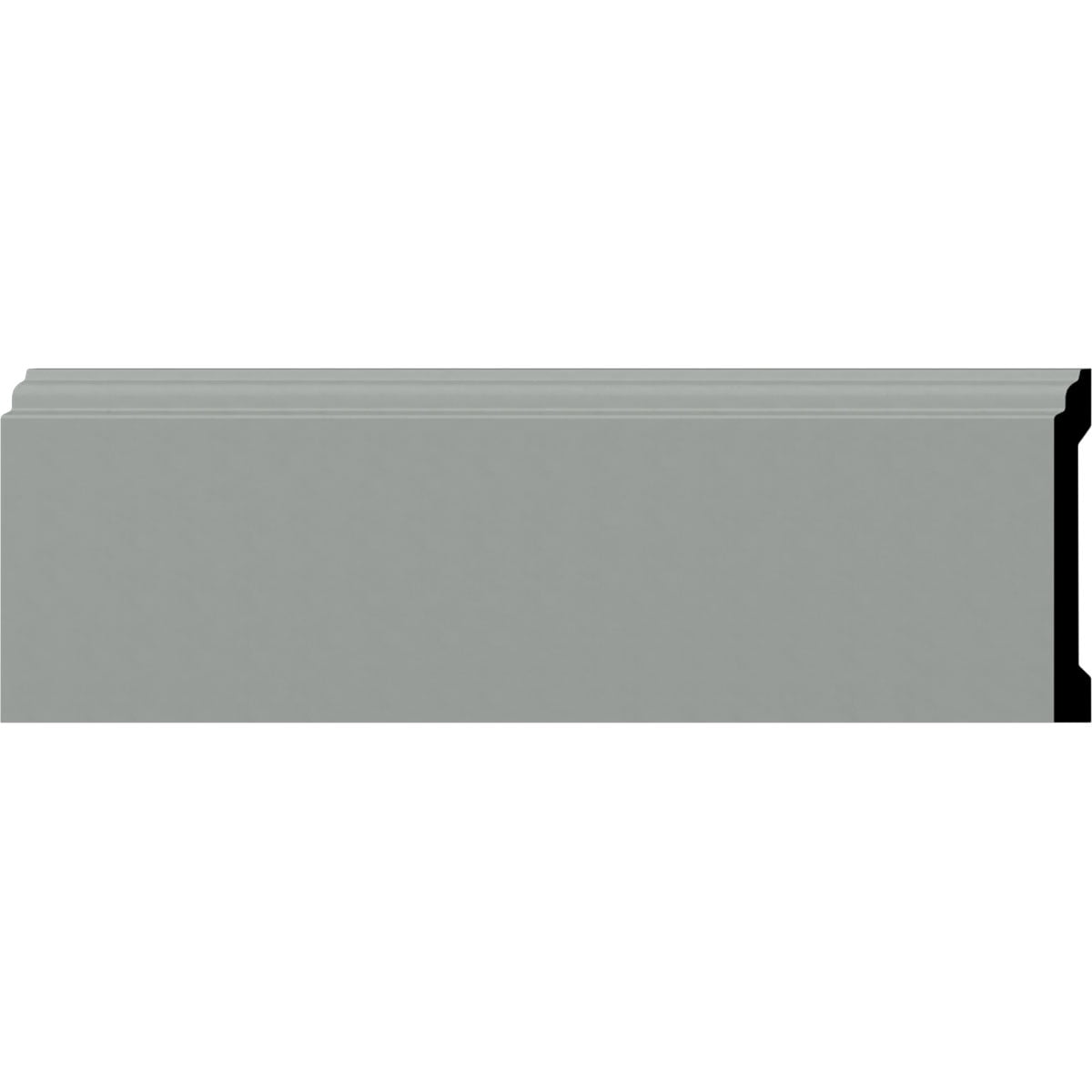 Ekena Millwork 5 7/8"H x 5/8"P x 94 1/2"L Remington Baseboard Moulding (12-Pack)