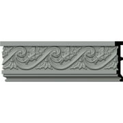 Ekena Millwork 5"H x 1"P x 94 1/2"L, (3 7/8" Repeat), Wellington Chair Rail