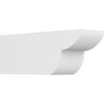 thumbnail image 1 of Ekena Millwork 5"W X 6"H X 16"L Standard Crestline Architectural Grade PVC Rafter Tail, 1 of 4