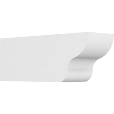 Ekena Millwork 5"W X 6"H X 16"L Standard Greensboro Architectural Grade PVC Rafter Tail
