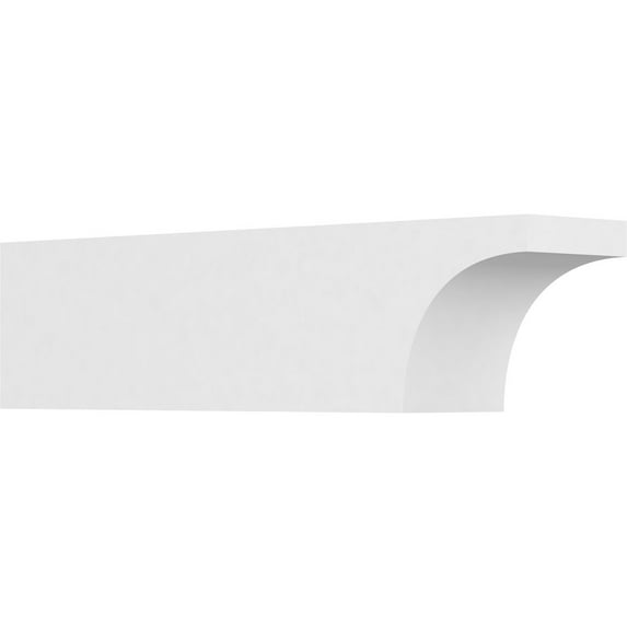 Ekena Millwork 5"W X 6"H X 24"L Standard Huntington Architectural Grade PVC Rafter Tail