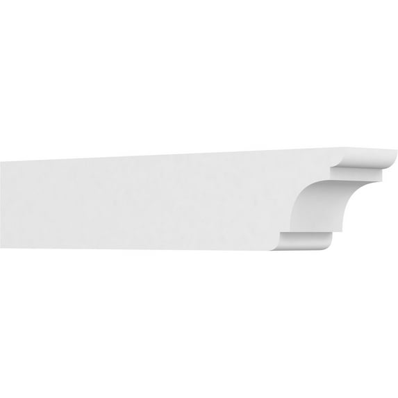 Ekena Millwork 5"W X 6"H X 30"L Standard New Brighton Architectural Grade PVC Rafter Tail