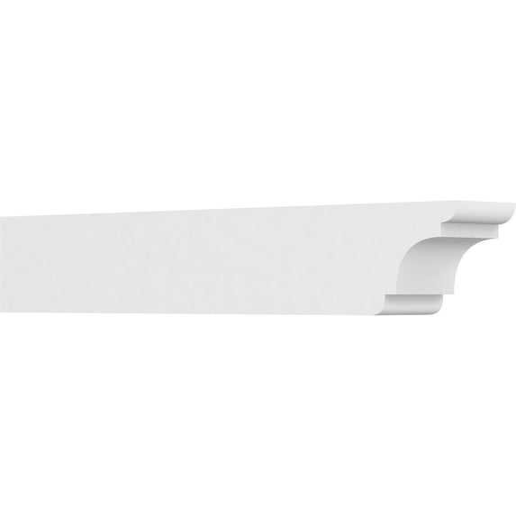 Ekena Millwork 5"W X 6"H X 36"L Standard New Brighton Architectural Grade PVC Rafter Tail