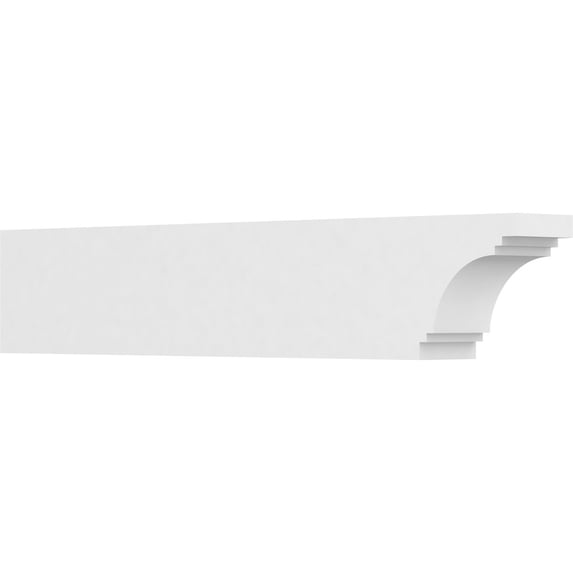 Ekena Millwork 5"W X 8"H X 42"L Standard Pescadero Architectural Grade PVC Rafter Tail