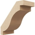 thumbnail image 1 of Ekena Millwork 5"W x 10"D x 10"H Copenhagen Rough Cedar Woodgrain TimberThane Knee Brace, Primed, 1 of 6