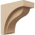 thumbnail image 1 of 5"W x 10"D x 10"H Classic Helena Rough Cedar Woodgrain TimberThane Corbel, Primed Tan, 1 of 6