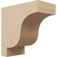 thumbnail image 1 of 5"W x 10"D x 10"H Classic Newport Rough Cedar Woodgrain TimberThane Corbel, Primed Tan, 1 of 6