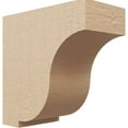 thumbnail image 1 of 5"W x 10"D x 10"H Classic Van Buren Rough Cedar Woodgrain TimberThane Corbel, Primed Tan, 1 of 6