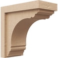 thumbnail image 1 of 5"W x 10"D x 10"H Classic Warren Rough Cedar Woodgrain TimberThane Corbel, Primed Tan, 1 of 6