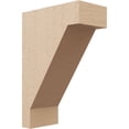 thumbnail image 1 of 5"W x 10"D x 15"H Classic Burlington Rough Cedar Woodgrain TimberThane Corbel, Primed Tan, 1 of 6