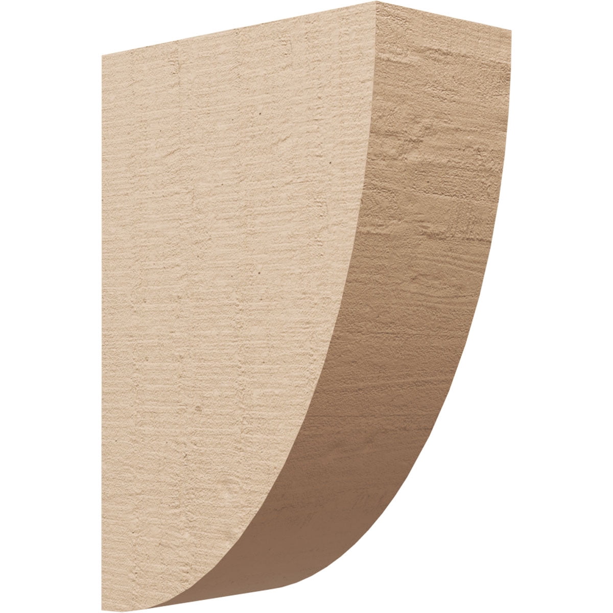 5"W x 10"D x 15"H Classic Durham Rough Cedar Woodgrain TimberThane Corbel, Primed Tan