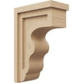 thumbnail image 1 of 5"W x 10"D x 15"H Classic Highland Rough Cedar Woodgrain TimberThane Corbel, Primed Tan, 1 of 6