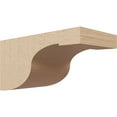 thumbnail image 1 of 5"W x 10"D x 5"H Wide Del Monte Rough Cedar Woodgrain TimberThane Corbel, Primed Tan, 1 of 6