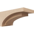 thumbnail image 1 of 5"W x 10"D x 5"H Wide Rivera Rough Cedar Woodgrain TimberThane Corbel, Primed Tan, 1 of 6
