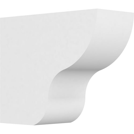 Ekena Millwork 5"W x 10"H X 12"L Standard Greensboro Architectural Grade PVC Rafter Tail