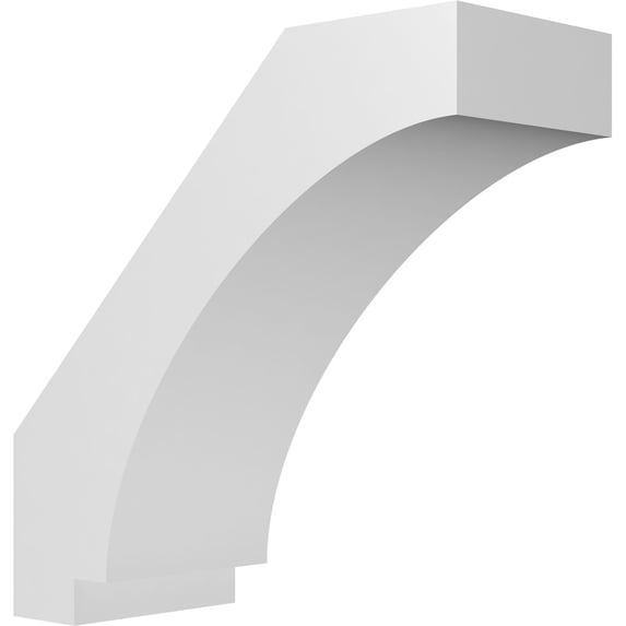 Ekena Millwork 5"W x 12"D x 12"H Imperial Architectural Grade PVC Knee Brace
