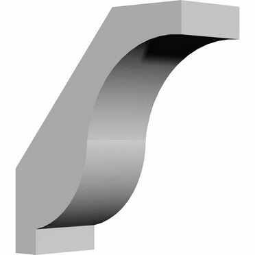 Ekena Millwork 5"W x 14 3/4"D x 12 1/2"H Reece Bracket (4-Pack)