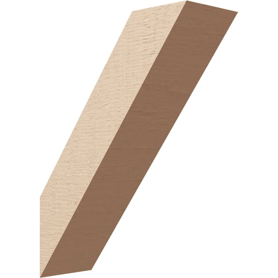 Ekena Millwork 5"W x 14"D x 18"H Traditional Rough Cedar Woodgrain TimberThane Knee Brace, Primed